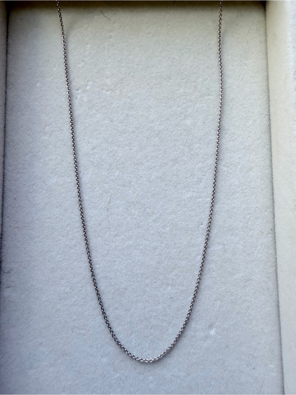 Charles Krypell 18K White Gold Chain 750 3.0g